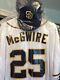 Mark Mcgwire Game Used Worn 2016 San Diego Padres Jersey Hat Cap Mlb Authentic