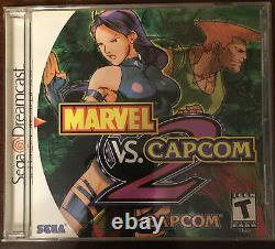 Marvel vs. Capcom 2 Sega Dreamcast Authentic Tested & Working! COMPLETE