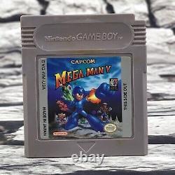 Mega Man 5 V TESTED Nintendo Game Boy Gameboy GB Authentic