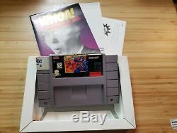 Mega Man 7 VII (Super Nintendo 1995) SNES Cart & Box. Rare game! Authentic