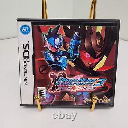 Mega Man Star Force 3 Red Joker (Nintendo DS NDS, 2009) COMPLETE CIB Authentic