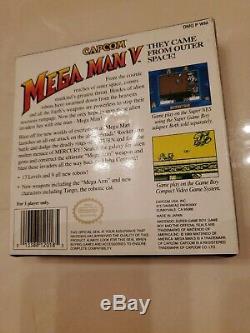 Mega Man V 5 Nintendo GameBoy GAME BOY BOX ONLY! CAPCOM USA MEGAMAN GB AUTHENTIC