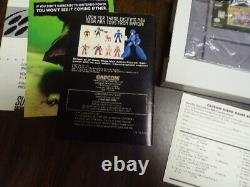 Mega Man X3 SNES complete registration card manual box authentic