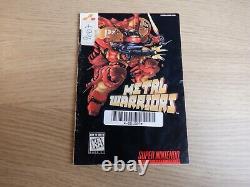 Metal Warriors (Nintendo SNES) Authentic & Complete in Box CIB