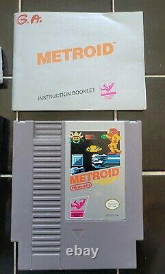 Metroid (Nintendo NES, 1987) Complete In Box CIB Authentic