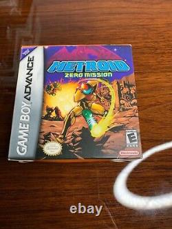 Metroid Zero Mission for Gameboy Advance Authentic Complete in Box CIB GBA