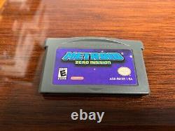 Metroid Zero Mission for Gameboy Advance Authentic Complete in Box CIB GBA