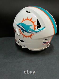 Miami Dolphins Game Used Authentic NFL Speed Flex Riddel Helmet 2020 Year Sz-xl