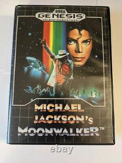 Michael Jackson's Moonwalker (Sega Genesis, 1990) Authentic Complete CIB