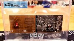 Michael Jordan 1/1 Auto Book 2008-09 Upper Deck Exquisite Game Used Jersey Patch