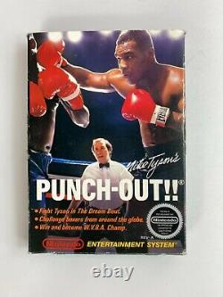 Mike Tyson's Punch Out (NES, 1987) Nintendo Game Box & Manual Tested Authentic