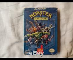 Monster in My Pocket (Nintendo, NES) Complete Blemmyae Authentic Box And Manual