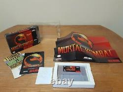 Mortal Kombat 1,2,3 SNES Super Nintendo Complete CIB Clean Tested Authentic Lot