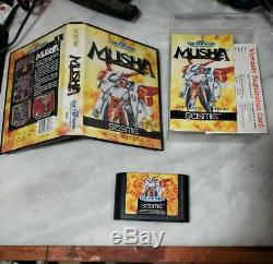 Musha (Sega Genesis) Complete with registration card - Authentic - M. U. S. H. A