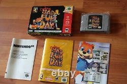 N64 Conker's Bad Fur Day COMPLETE in BOX (Authentic) Nintendo 64 CIB