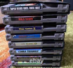 NES Console and Game Lot! 30 Games! Zelda, Mario, Mega Man! All Authentic