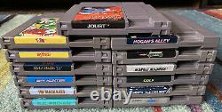 NES Console and Game Lot! 30 Games! Zelda, Mario, Mega Man! All Authentic