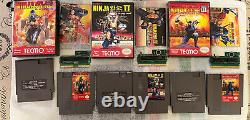 NES game lot Ninja Gaiden 1,2, 3 WithManuals Plastic Game Case Tested AUTHENTIC
