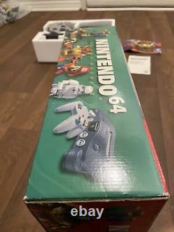 NINTENDO 64 Video Game System COMPLETE IN BOX N64 1996 AUTHENTIC VGC Rare
