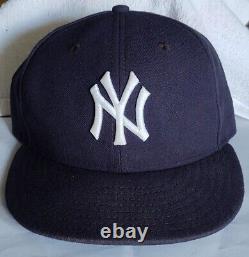 NY Yankees Game Used Player Worn hat, Authentic New Era 59 Fifty size 7 1/4, #24