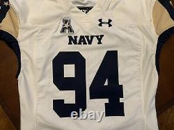 Navy Midshipmen Under Armour Authentic Game Used Issued Jersey Size 46