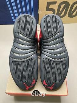 Nike Air Jordan Retro 12 Reverse Flu Game sz 9.5 100% Authentic Og XII red Black