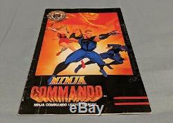 Ninja Commando Neo Geo AES Dog Tag Authentic Complete in Box (CIB)