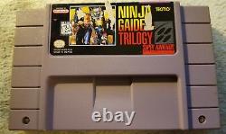 Ninja Gaiden Trilogy Snes Super Nintendo Authentic. Comes with replacement label