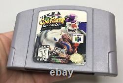 Nintendo 64 N64 Clay Fighter Sculptors Cut Authentic/Cleaned/Tested