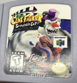Nintendo 64 N64 Clay Fighter Sculptors Cut Authentic/Cleaned/Tested