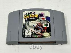 Nintendo 64 N64 Clay Fighter Sculptors Cut Authentic/Cleaned/Tested W / BOX