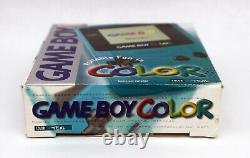 Nintendo Game Boy Color TEAL CGB-001 with Box & Manuals Authentic Tested