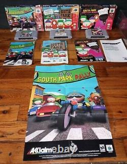 Nintendo N64 South Park, Chefs Luv Shack & South Park Rally Near Cib Authentic