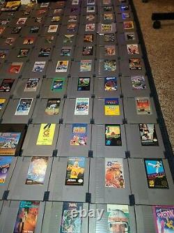 Nintendo NES Lot of 99 Authentic Games from Collector's Home Huge LOT