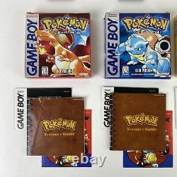 Nintendo Pokemon Red Blue & Yellow Complete In Box CIB Authentic 1st Edition