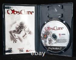 Obscure PlayStation 2 PS2 COMPLETE W Reg Tested Authentic VERY GOOD/NM