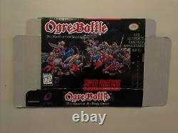 Ogre Battle The March of the Black Queen SNES CIB Authentic Tested No Reserve