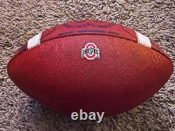 Ohio State Buckeyes 2018 Authentic Game Issued Ball Wilson Prime Football OSU