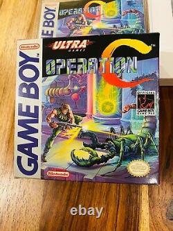 Operation C Gameboy Nintendo CIB Complete Box Manual Cart AUTHENTIC VG+