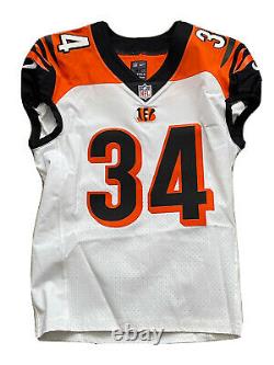 PERINE 2019 AUTHENTIC NFL Used Cincinnati Bengals FOOTBALL GAME Issued Jersey