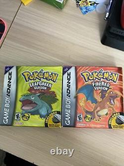 POKEMON Fire Red Cib And Leaf Green Authentic And Tested