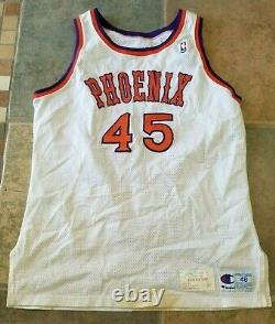 Phoenix Suns Game Used Nba Basketball Jersey 1990 Ed Nealy Authentic Vintage