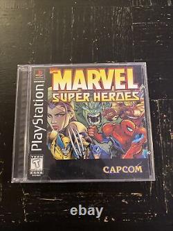 PlayStation PS1 Marvel Super Heroes CIB Complete Authentic Tested & Working 1998