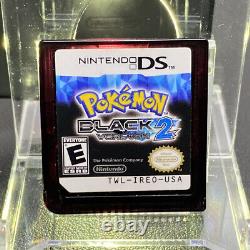 Pokemon Black Version 2 (Nintendo DS, 2012) Authentic Tested Game Cartridge