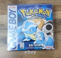 Pokemon Blue Nintendo Game Boy Authentic Near CIB