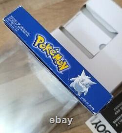 Pokemon Blue Nintendo Game Boy Authentic Near CIB