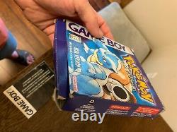 Pokemon Blue- Nintendo Game Boy Original Authentic BOX & Insert ONLY 1st