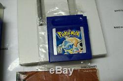 Pokemon Blue Version Game COMPLETE IN NEW BOX AUTHENTIC NEW SAVE BATTERY