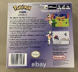 Pokemon Crystal Version (Game Boy Color, 2001) Authentic Boxed Inserts