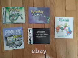 Pokemon Emerald Version (Game Boy Advance, 2005) Complete withbox (Authentic)